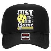 Just One More Game Pickleball Player Paddleball Hat