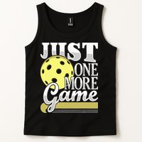 Just One More Game Pickleball Player Paddleball Tank Top