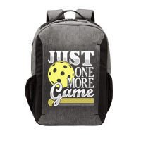 Just One More Game Pickleball Player Paddleball Vector Backpack