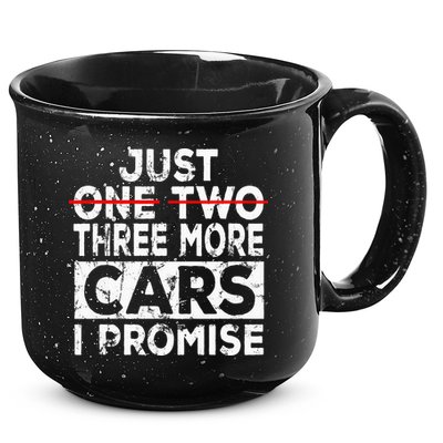 Just One More Car I Promise Mechanic Gift Car Lover Garage 15oz Campfire Ceramic Mug