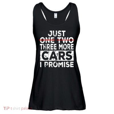 Just One More Car I Promise Mechanic Gift Car Lover Garage Ladies Essential Flowy Tank