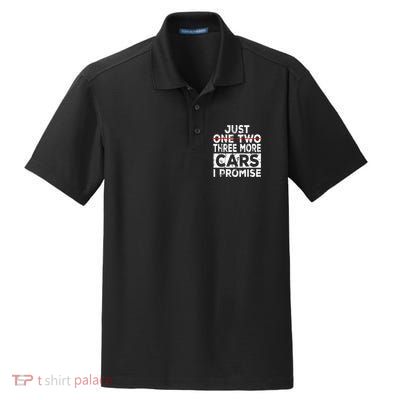 Just One More Car I Promise Mechanic Gift Car Lover Garage Dry Zone Grid Polo