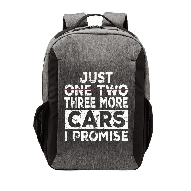 Just One More Car I Promise Mechanic Gift Car Lover Garage Vector Backpack