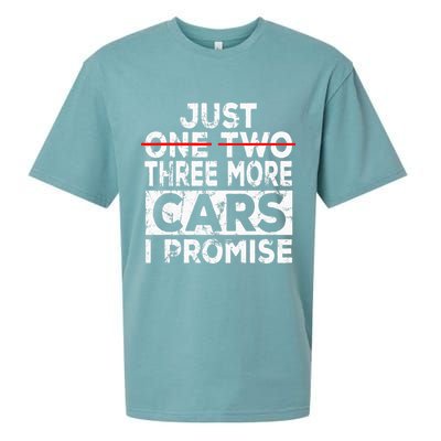 Just One More Car I Promise Mechanic Gift Car Lover Garage Sueded Cloud Jersey T-Shirt