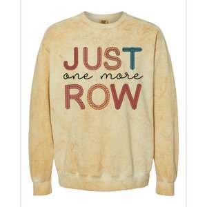 Just One More Row Yarn Colorblast Crewneck Sweatshirt