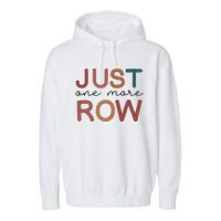 Just One More Row Yarn Garment-Dyed Fleece Hoodie