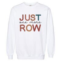 Just One More Row Yarn Garment-Dyed Sweatshirt