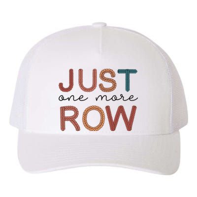 Just One More Row Yarn Yupoong Adult 5-Panel Trucker Hat