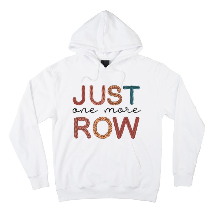 Just One More Row Yarn Hoodie