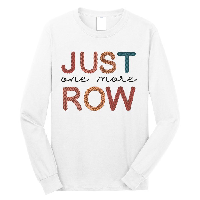 Just One More Row Yarn Long Sleeve Shirt