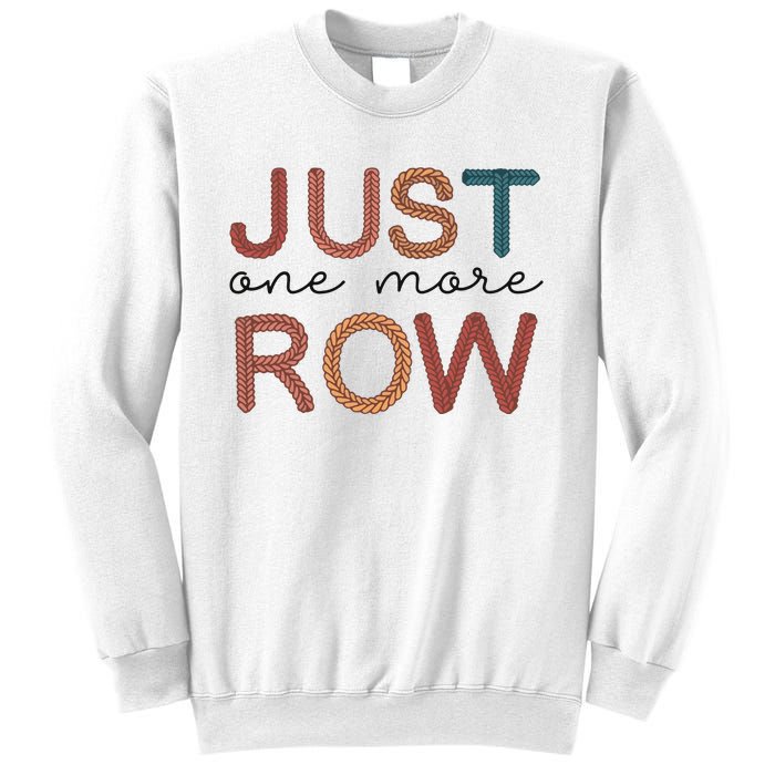 Just One More Row Yarn Sweatshirt