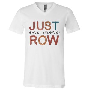 Just One More Row Yarn V-Neck T-Shirt