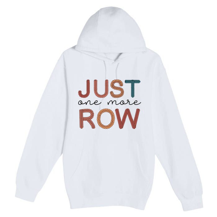 Just One More Row Yarn Premium Pullover Hoodie