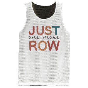 Just One More Row Yarn Mesh Reversible Basketball Jersey Tank