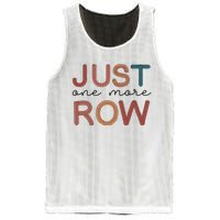 Just One More Row Yarn Mesh Reversible Basketball Jersey Tank