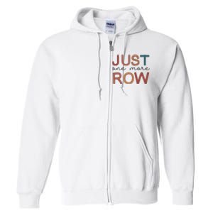 Just One More Row Yarn Full Zip Hoodie