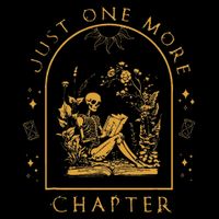 Just One More Chapter Vintage Skeleton Reading Book Reader Backpack