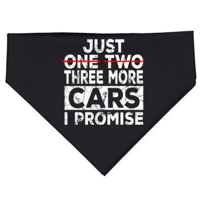 Just One More Car I Promise Mechanic Gift Car Lover Garage USA-Made Doggie Bandana