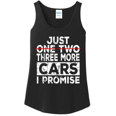 Just One More Car I Promise Mechanic Gift Car Lover Garage Ladies Essential Tank