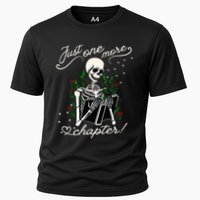Just One More Chapter Funny Books Skeleton Bookworm Performance Shirt