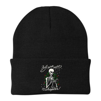 Just One More Chapter Funny Books Skeleton Bookworm Beanie