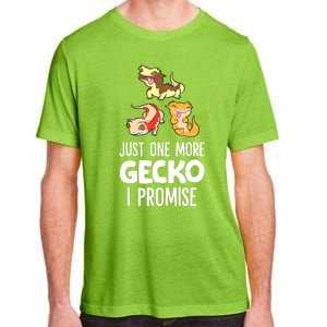 Just One More Crested Gecko I Promise Crested Gecko Owner Adult ChromaSoft Performance T-Shirt