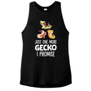 Just One More Crested Gecko I Promise Crested Gecko Owner Ladies PosiCharge Tri-Blend Wicking Tank