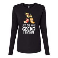 Just One More Crested Gecko I Promise Crested Gecko Owner Womens Cotton Relaxed Long Sleeve T-Shirt