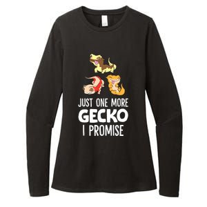 Just One More Crested Gecko I Promise Crested Gecko Owner Womens CVC Long Sleeve Shirt