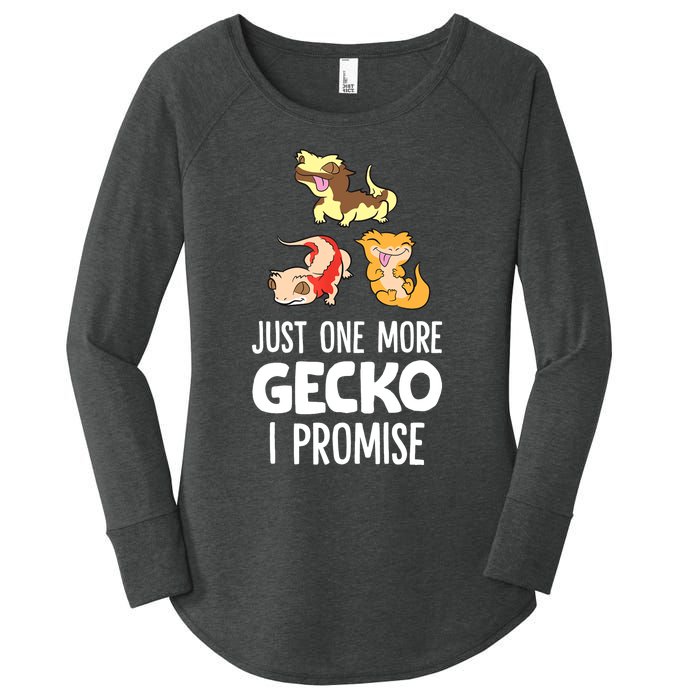 Just One More Crested Gecko I Promise Crested Gecko Owner Women's Perfect Tri Tunic Long Sleeve Shirt