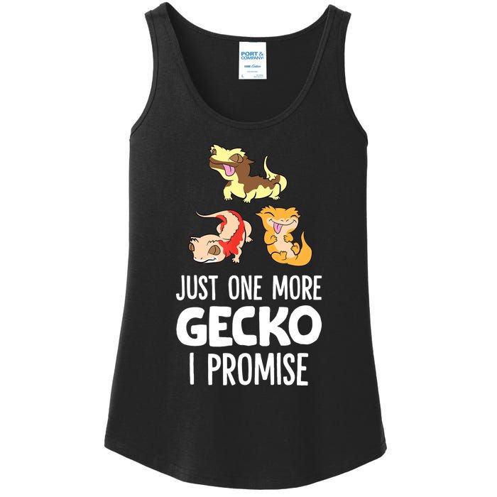 Just One More Crested Gecko I Promise Crested Gecko Owner Ladies Essential Tank