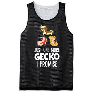 Just One More Crested Gecko I Promise Crested Gecko Owner Mesh Reversible Basketball Jersey Tank