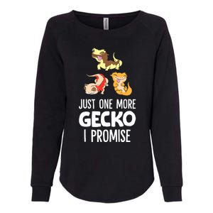 Just One More Crested Gecko I Promise Crested Gecko Owner Womens California Wash Sweatshirt