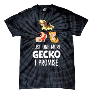 Just One More Crested Gecko I Promise Crested Gecko Owner Tie-Dye T-Shirt