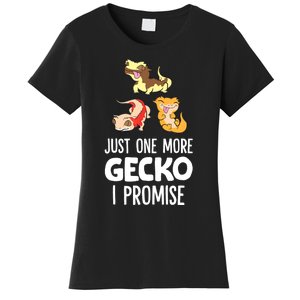 Just One More Crested Gecko I Promise Crested Gecko Owner Women's T-Shirt