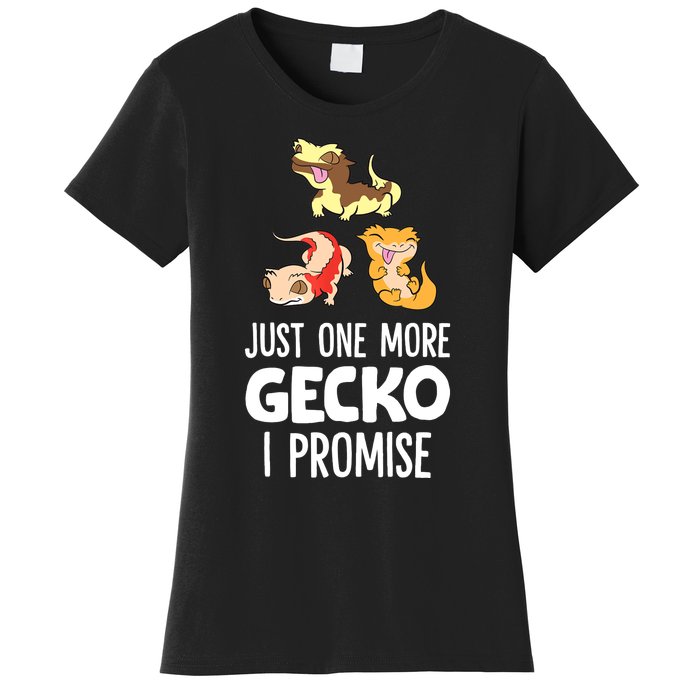 Just One More Crested Gecko I Promise Crested Gecko Owner Women's T-Shirt