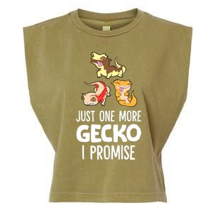 Just One More Crested Gecko I Promise Crested Gecko Owner Garment-Dyed Women's Muscle Tee