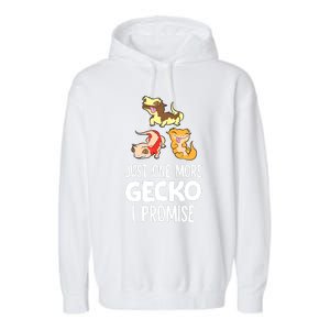 Just One More Crested Gecko I Promise Crested Gecko Owner Garment-Dyed Fleece Hoodie