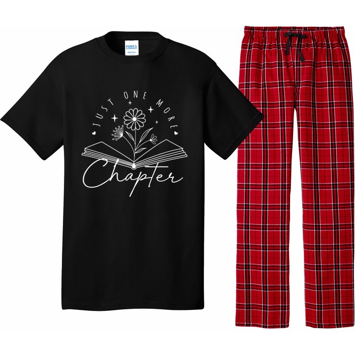 Just One More Chapter Book Club Reading Lover Librarian Pajama Set