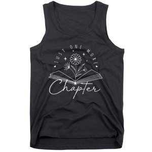 Just One More Chapter Book Club Reading Lover Librarian Tank Top