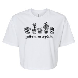 Just One More Plant Bella+Canvas Jersey Crop Tee