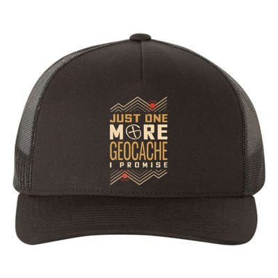 Just One More Geocache I Promise Yupoong Adult 5-Panel Trucker Hat