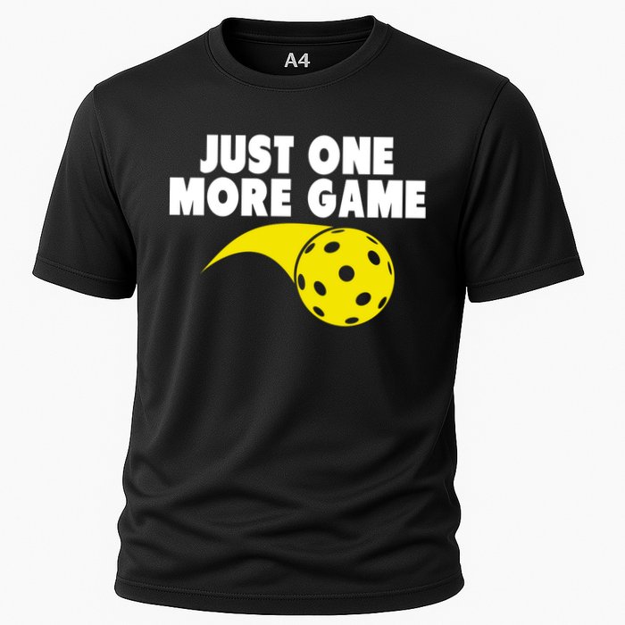 Just One More Game Pickleball Gift Cooling Performance Crew T-Shirt
