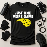Just One More Game Pickleball Gift Cooling Performance Crew T-Shirt
