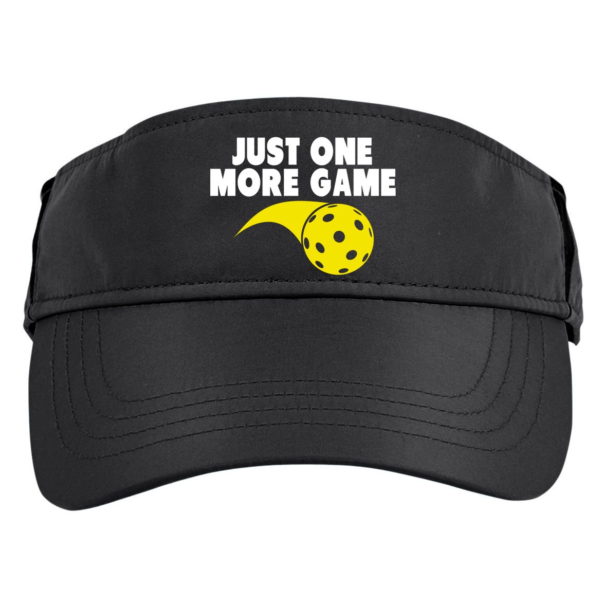 Just One More Game Pickleball Gift Adult Drive Performance Visor