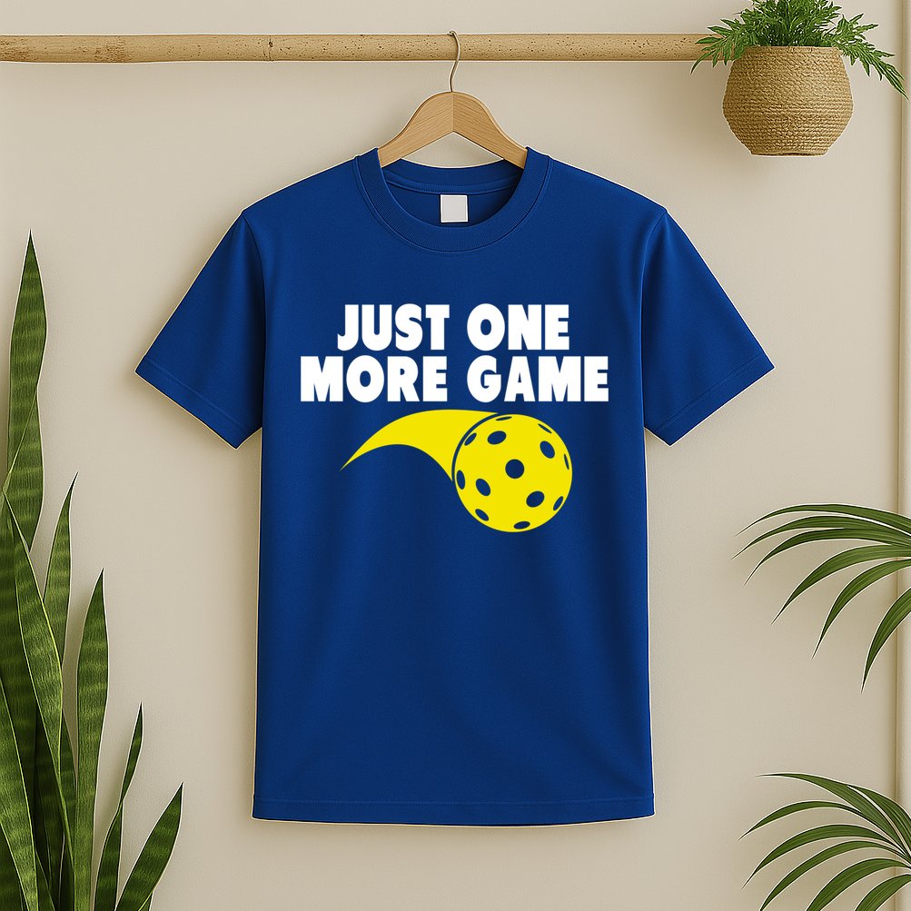 Just One More Game Pickleball Gift T-Shirt