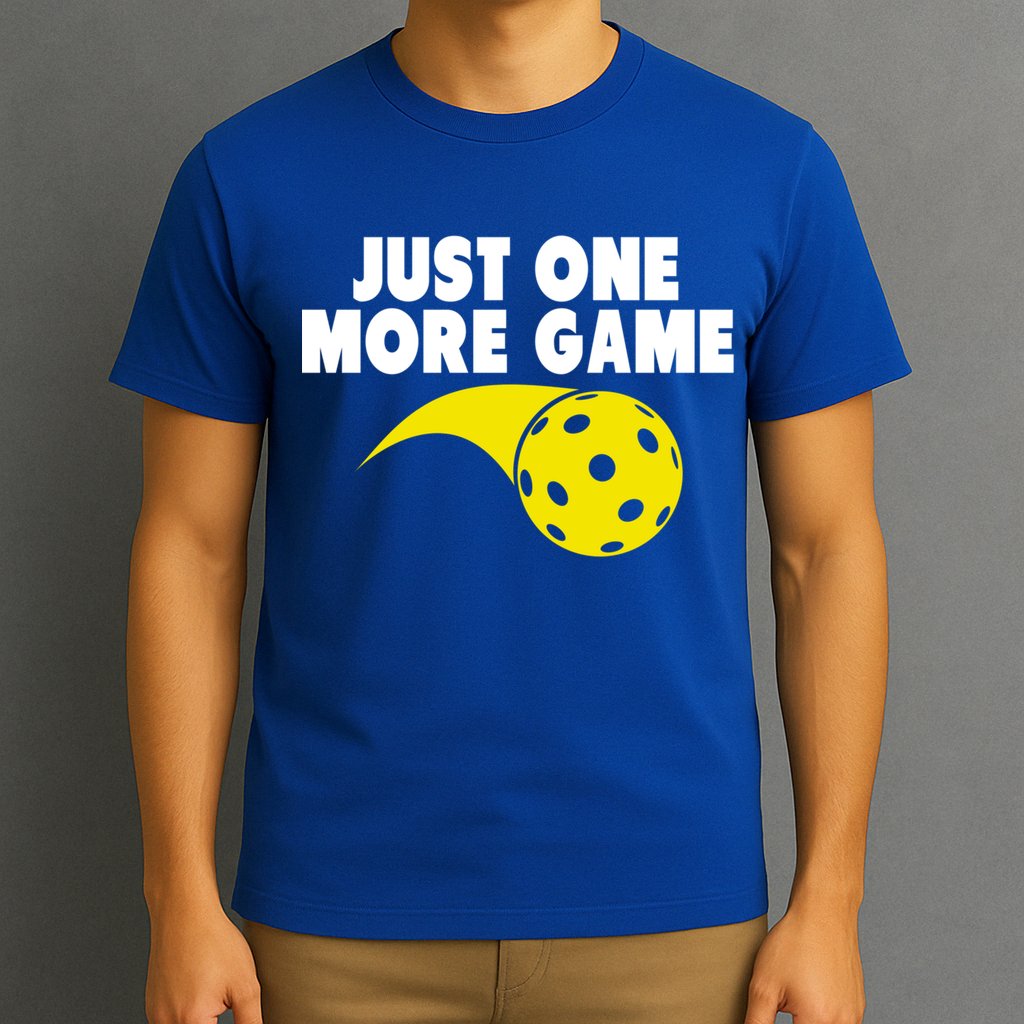 Just One More Game Pickleball Gift T-Shirt