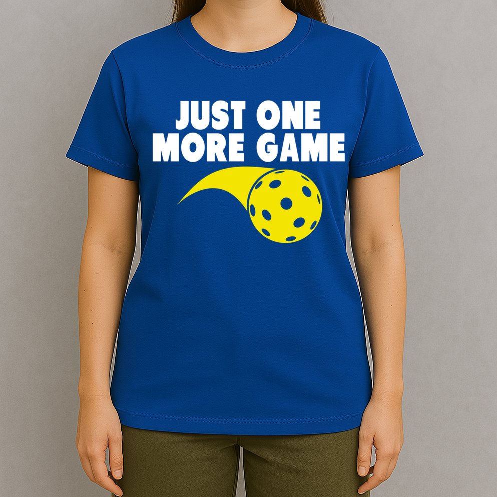 Just One More Game Pickleball Gift T-Shirt