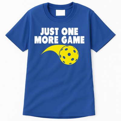 Just One More Game Pickleball Gift Tall T-Shirt