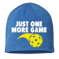 Just One More Game Pickleball Gift Sustainable Beanie